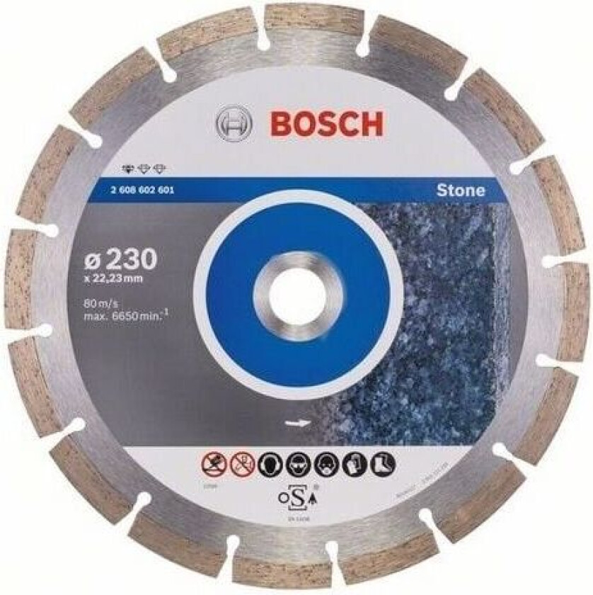 Bilde av Accessories 2608602601 Power Tools Diamantskæreskive Diameter 230 mm Diameter indv. 22.23 mm 1 stk