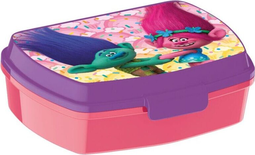 Trolls matboks Rosa/Lilla