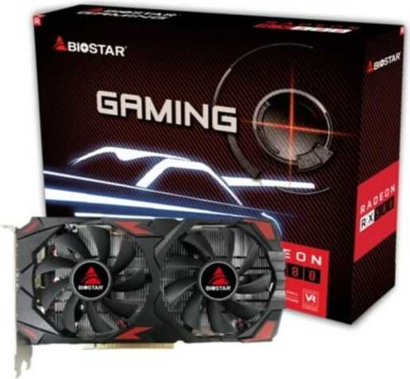 Kart over BIOSTAR Radeon RX 580 8GB GDDR5