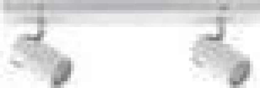 Spotlight Zyli taklampe IP44 maks. 2x10W GU10 Hvit/Krom 230V Metall