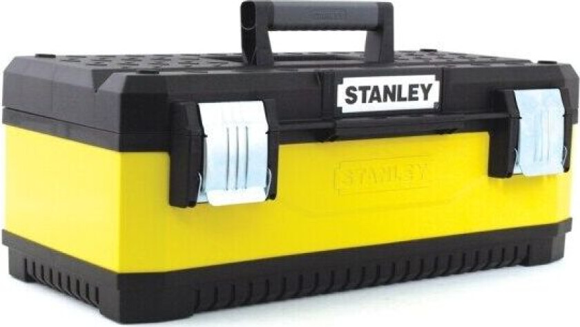 Stanley 1-95-612, Verktøy boks, Metall, Plastikk, Svart, Gult, Hengsel, 487 mm, 293 mm