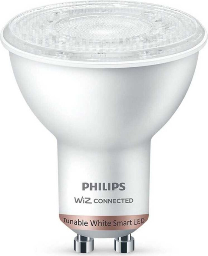 Spot 4,7 W (tilsvarer 50 W) PAR16 GU10, Smartpære, Hvit, GU10, Hvit, 2700 K, 2700 K