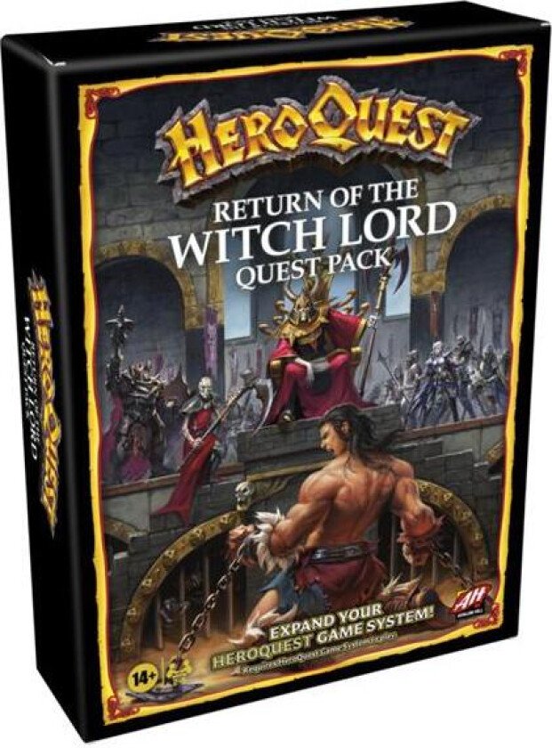 Spill Heroquest expansion return of witchlord eng