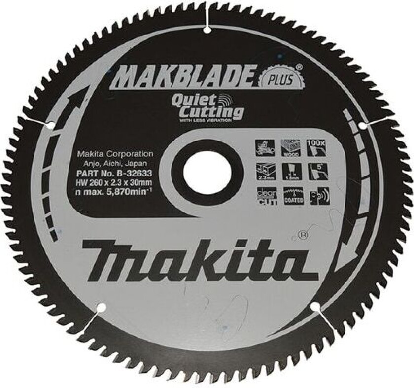 MakBlade Plus, 26 cm, 3 cm, 1,8 mm, 2,3 mm, , 1 stykker
