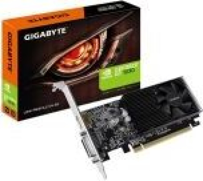 Gigabyte GT 1030 Low Profile D4 2G - Grafikkort - GF GT 1030 - 2 GB DDR4 - PCIe 3.0 lavprofil - DVI, HDMI