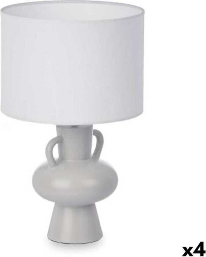 Bordlampe Vase 40 W Grå Keramikk 24 x 39,7 x 24 cm (4 enheter)
