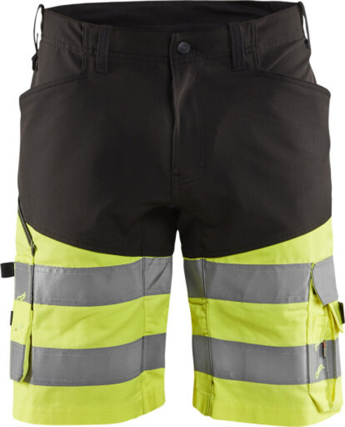 High-vis shorts svart/gul c54