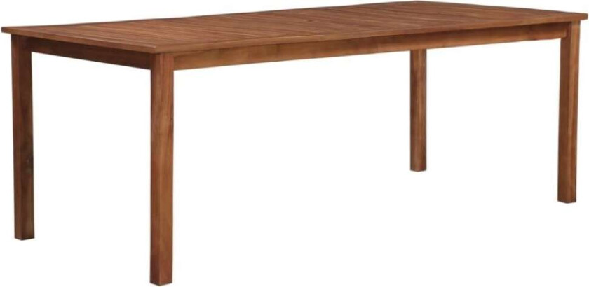 Hagebord 200x100x74 cm heltre akasie