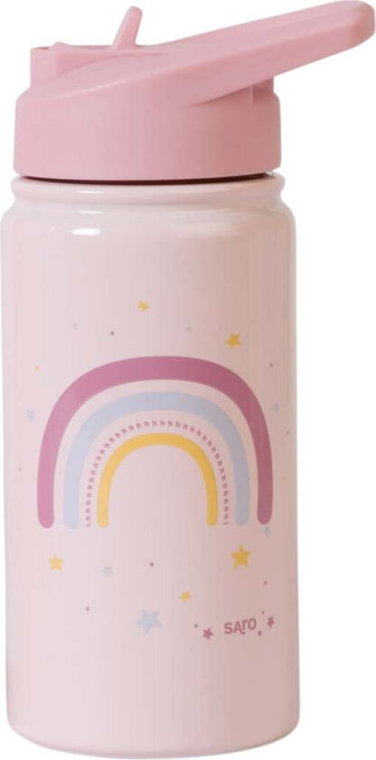 - Thermos Bottle with Straw Pink 350 ml