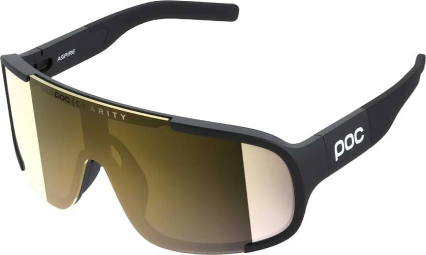Poc Aspire Uranium Black/clarity Road/partly Sunny Gold One Size