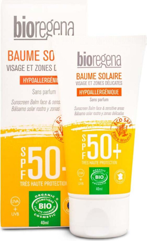 Sunscreen Balm Face, 40 ml Solbeskyttelse til kropp
