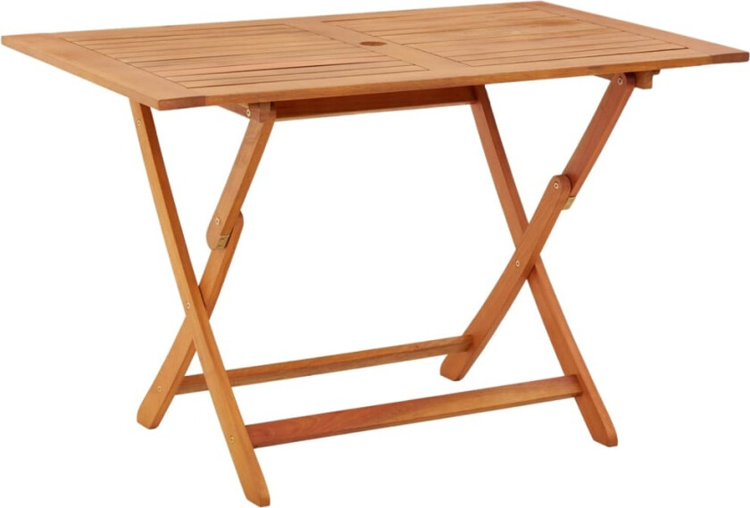 Sammenleggbart hagebord 120x70x75 cm heltre eukalyptus