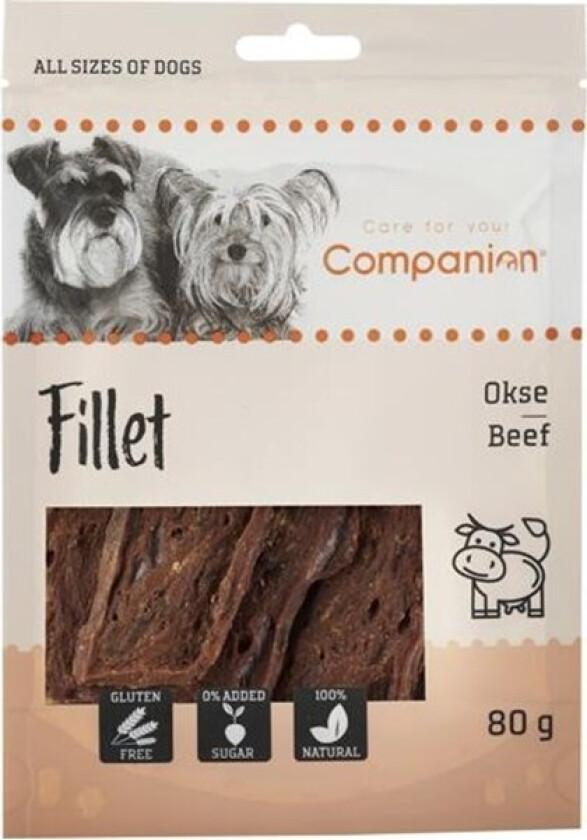 Beef Filet Godbiter til hund 80 g