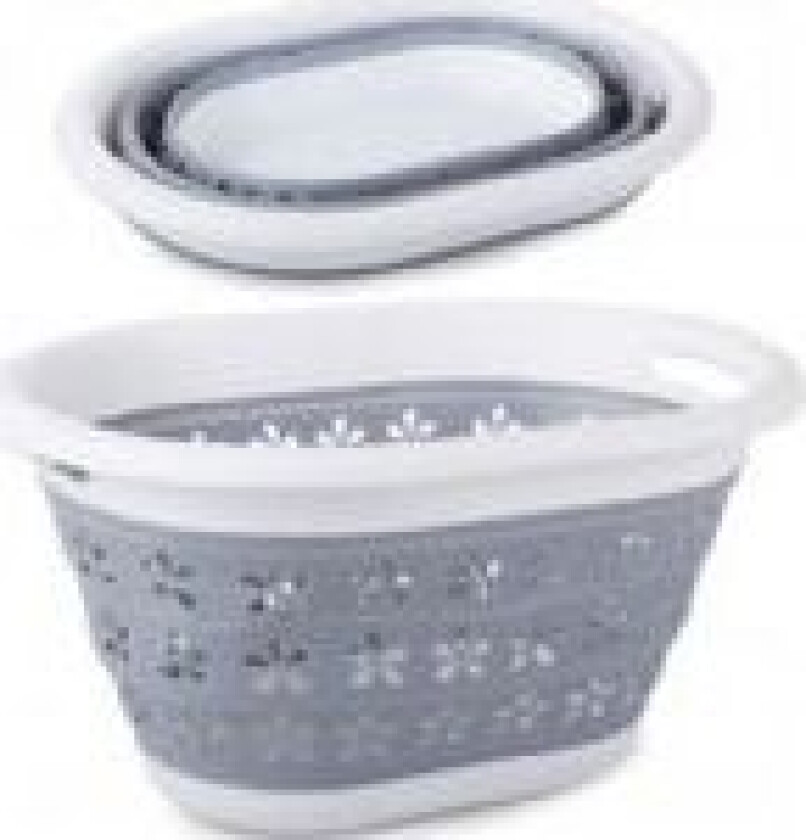 Verk skittentøyskurv Sammenleggbar skittentøyskurv, sammenleggbar silikonskål, universal