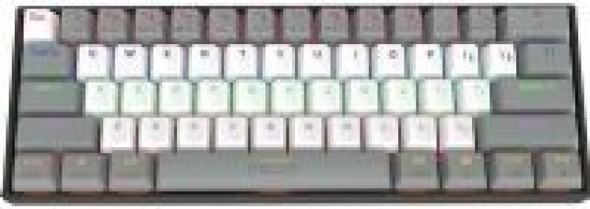 DeLUX Wireless Mechanical Keyboard Delux KM33 BT RGB (grey/white) - Tastatur - Grå