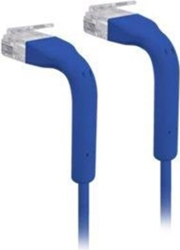 UniFi Cat6 patchkabel - 1m - blå - ultratynn og fleksibel