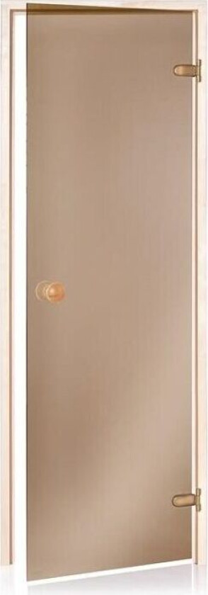 Andres Sauna Door Scan 7X20 Bronze Aspen
