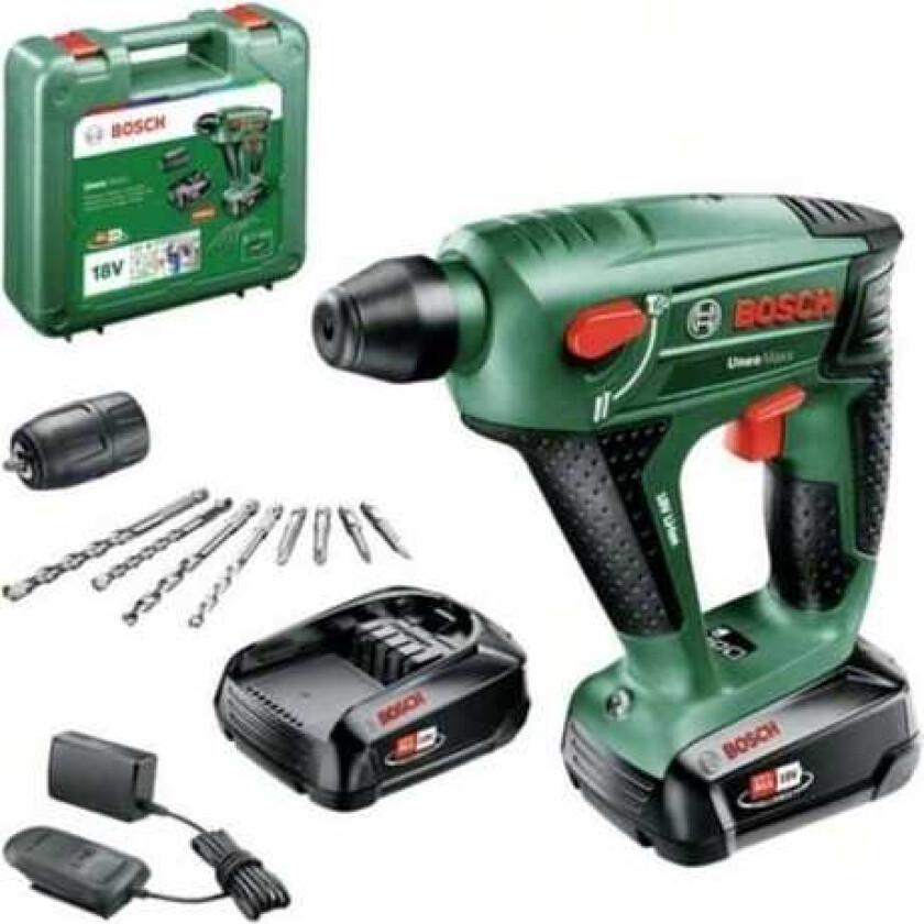 Home and Garden Uneo Maxx -Batteri borehammer 18 V 2.0 Ah Litium