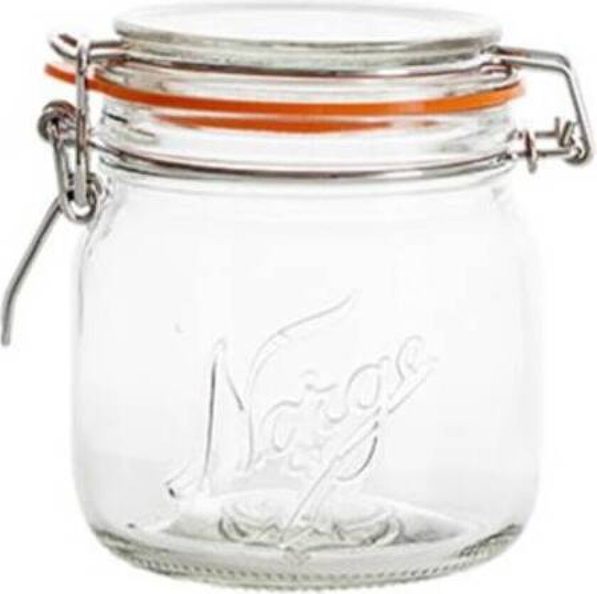 Bilde av Norgesglass Med Hengslet Lokk 0.4l