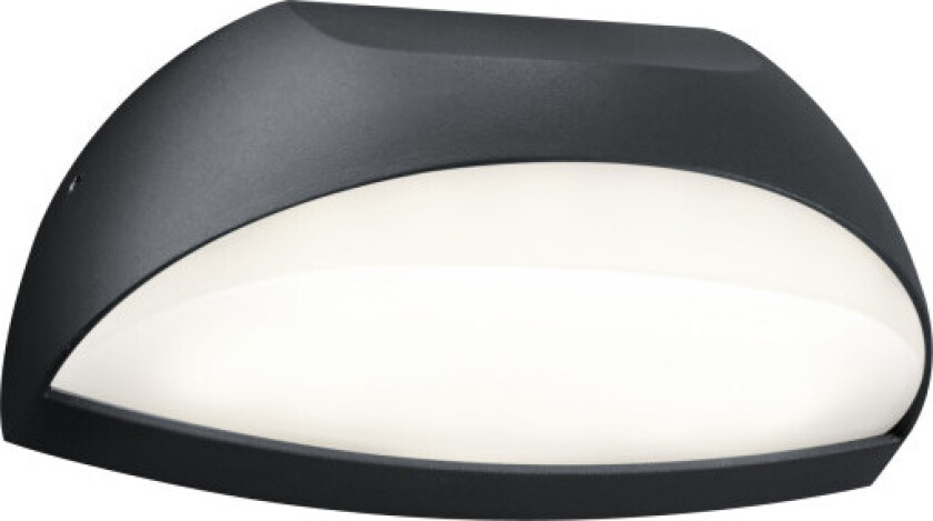 Muga vegglampe med husnummer, antrasitt
