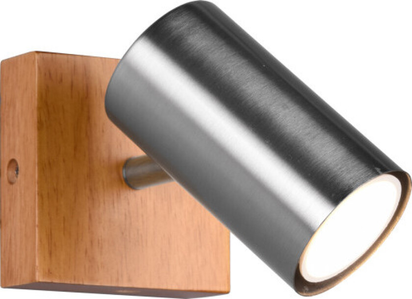 Marley vegglampe, tre/stål