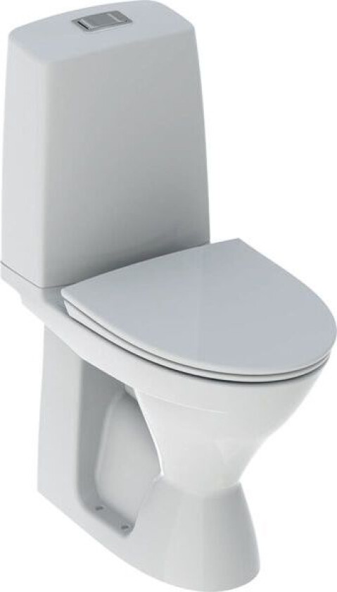 Vinta Toalettstol skjult S-lås/skruet/med sete