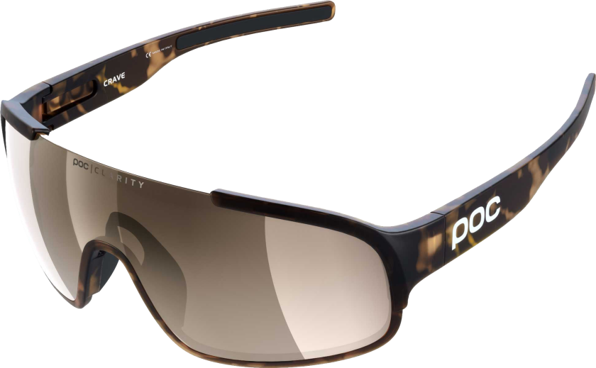 Crave Tortoise Brown/Clarity MTB Silver Mirror OneSize, Tortoise Brown