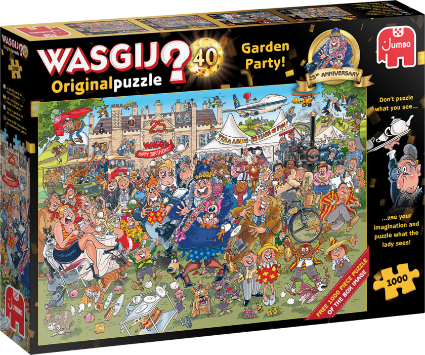 Puzzle Wasgij Original 40 - Garden Party! 25th anniversary (2X1000 pcs)