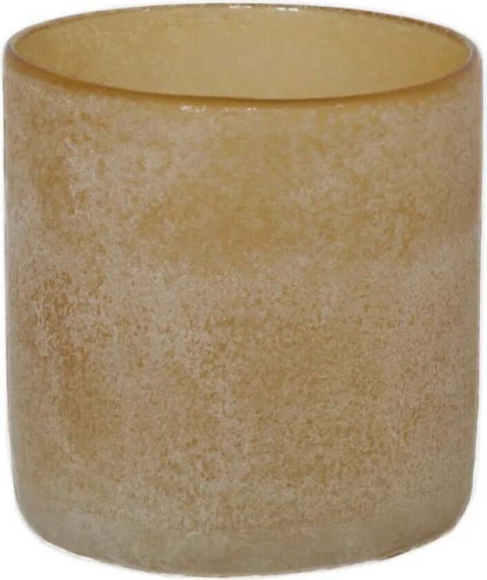 Frost telysglass S Amber (brun)