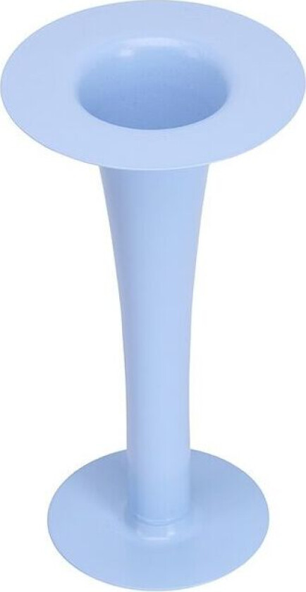 Trumpet 2-i-1 vase og lysestake 24 cm Blue