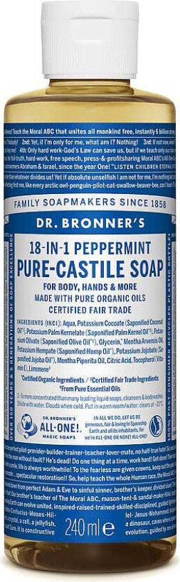 Magic Soaps Peppermint, 240 ml Bad- & Dusjkrem