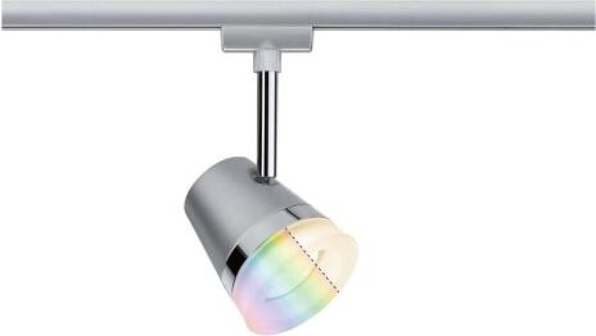 955.25, Spotlight på skinne, GU10, 1 ampuller, LED, 20 W, 6500 K