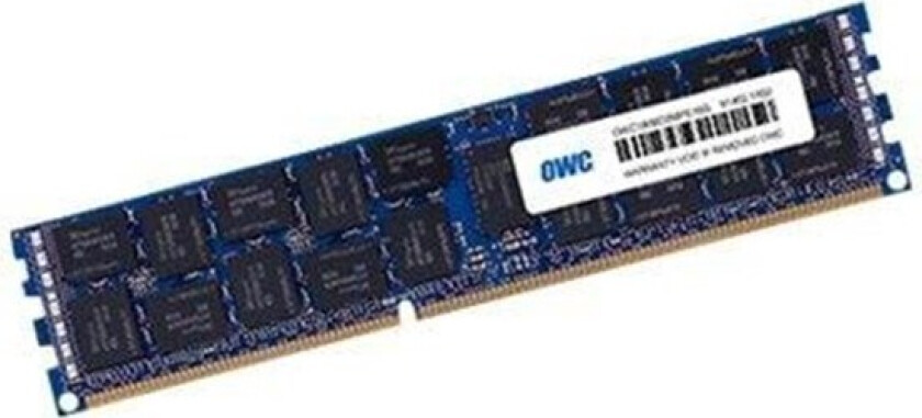 - DDR3 - modul - 16 GB - DIMM 240-pin - 1866 MHz / PC3-14900 - CL13 - 1.5 V - registrert - ECC - for Apple Mac Pro (Sent i 2013)
