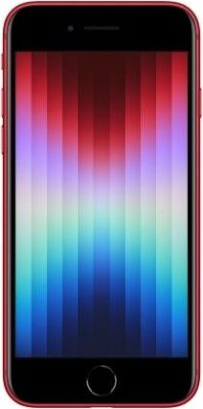 iPhone SE (3rd generation) - (PRODUCT) RED - 5G smartphone - dobbelt-SIM / Internminne 256 GB - LCD-display - 4.7" - 1334 x 750 piksler - rear