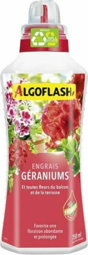 Gjødsel Algoflash pelargonier og alle balkongblomster
