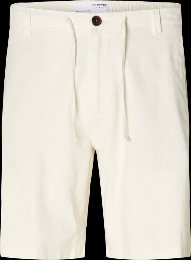 Selected Homme Brody Lin Shorts - Cloud Dancer