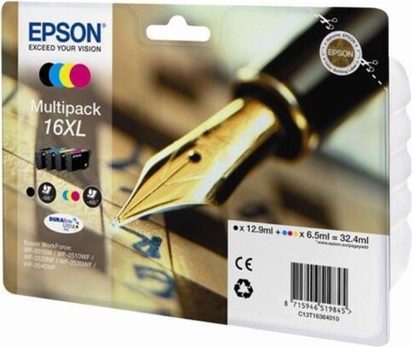 16XL Ink Cartridge Multi - CMYK - Blekkpatron Blå