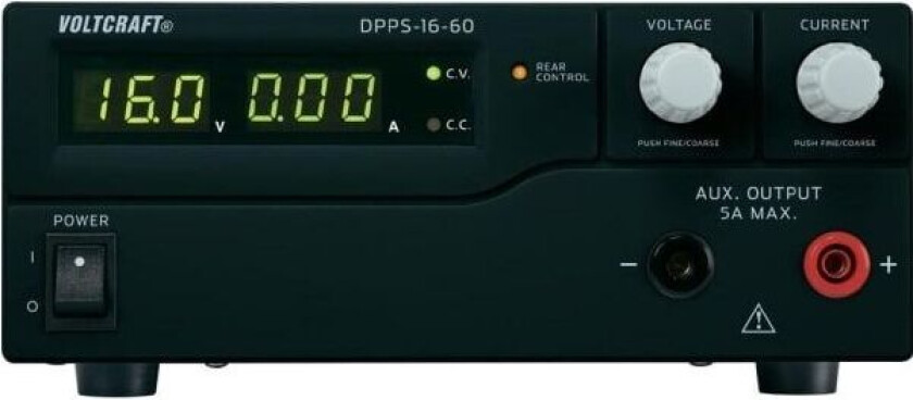 Laboratoriestrømforsyning, indstillelig VOLTCRAFT DPPS-16-60 1 - 16 V/DC 0 - 60 A