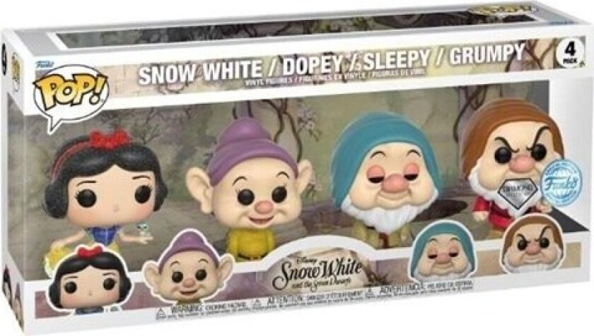 ! Snow White - 4 figs set Diamond Exclusive