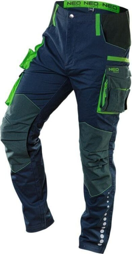 Neo arbeidsbukse (PREMIUM arbeidsbukse, 62 % bomull, 35 % polyester, 3 % elastan, størrelse XS)