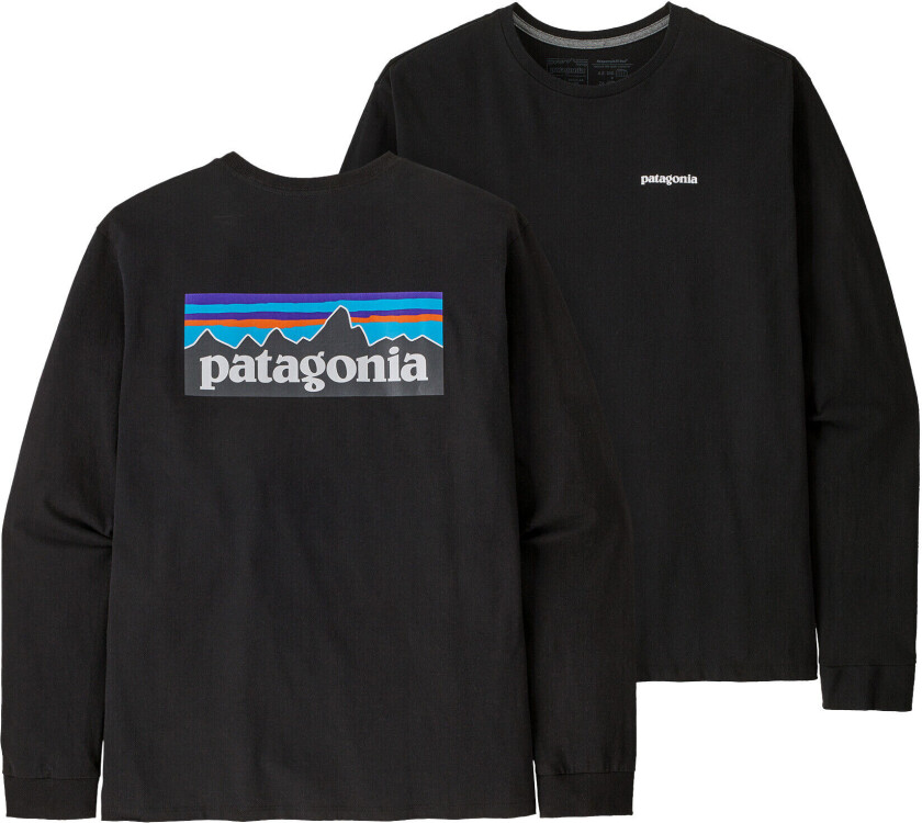 Men's Longsleeve P-6 Logo Responsibili-Tee Black L, Black