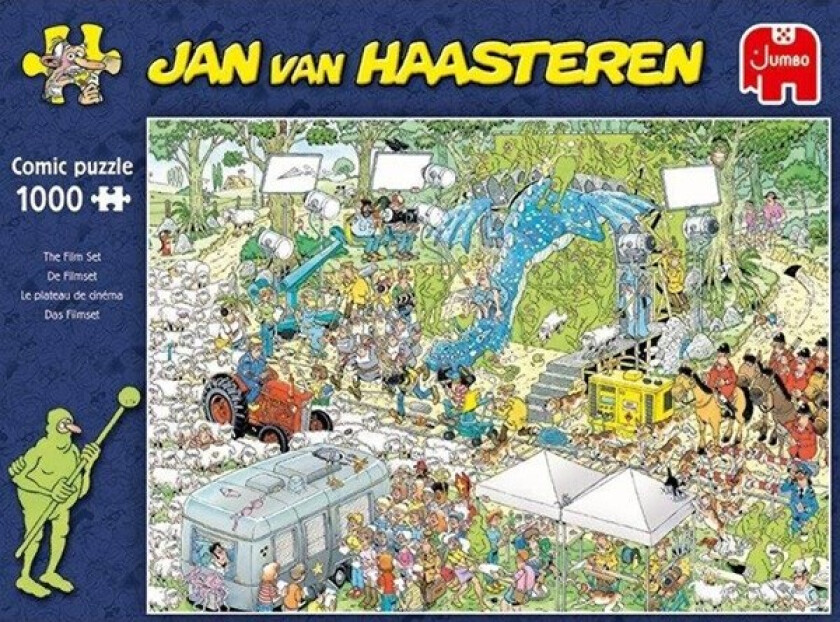 Puzzle Jan van Haasteren - The Film Set (1000 piec