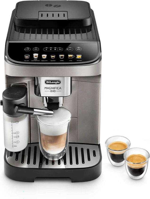 De'Longhi Magnifica Evo ECAM290.81.TB - Automatisk kaffemaskin med capuccinatore - 15 bar - titansort