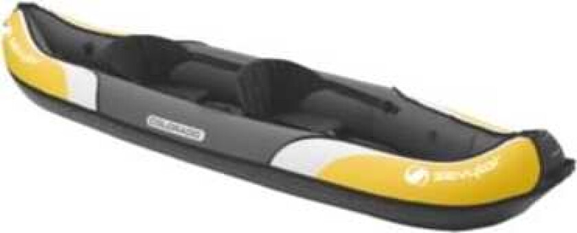 2000016741, Oppblåsbar kajakk, 2 person(er), 200 kg, Grå, Hvit, Gult, 2 seter, 3310 mm
