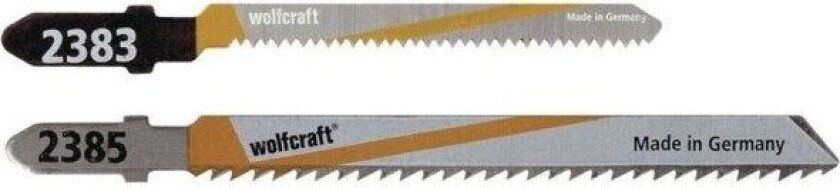 wolfcraft GmbH 2383100, Stikksagblad, Sponplate, Løvtre, Laminat, Parkett, Kryssfiner, Tre med spiker, 1,35 mm, 2,5 mm, 3 cm, 5 stykker