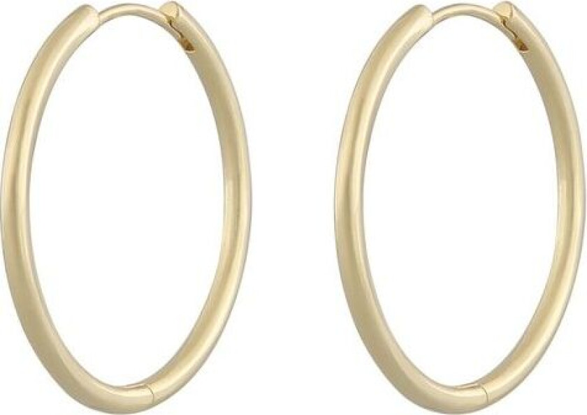 Snö Of Sweden Amsterdam Small Earring Plain Gold 30mm