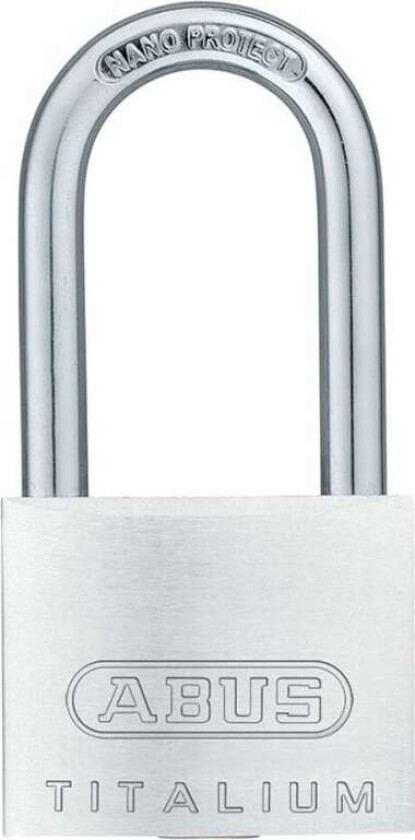 Hengelås med nøkkel ABUS Titalium 64ti/50hb50 Stål Aluminium Lengde (5 cm)