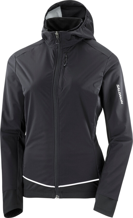 Women's Light Shell Jacket M, Deep Black