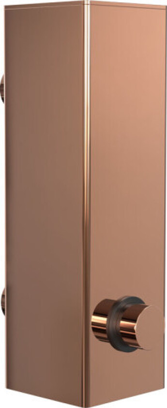 Quadra såpedispenser 4, t/vegg, polert kobber.