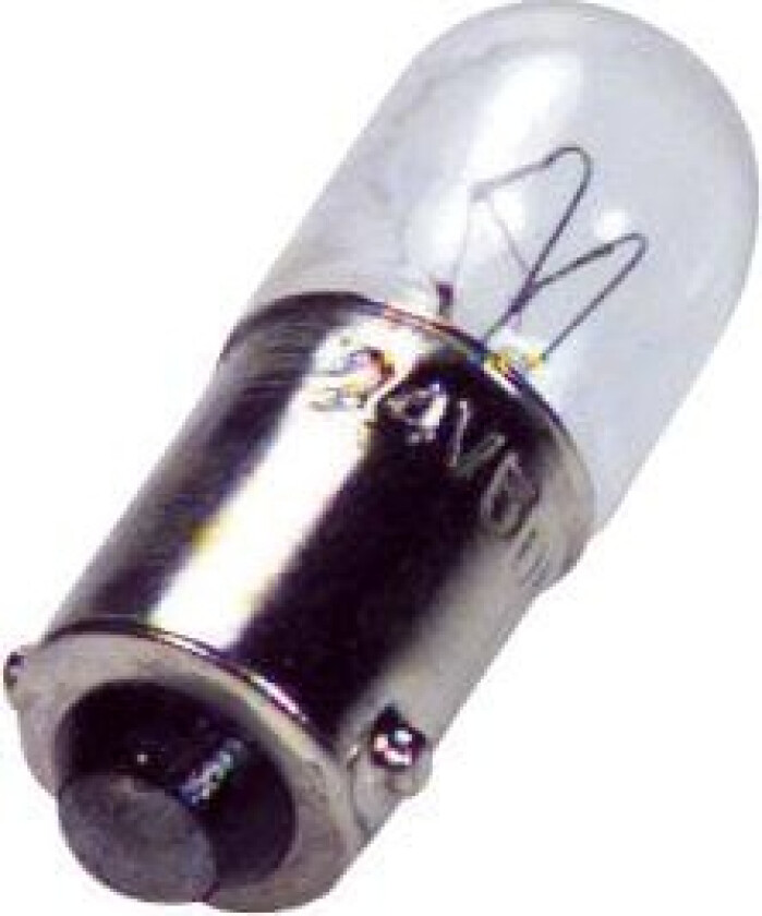 Glødelampe dværglampe BA9s 24V 10,6x23mm 80mA